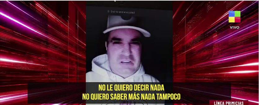 Rompió en llanto el acosador de La Reini que amenazó de muerte a Homero Pettinato: su fuerte descargo