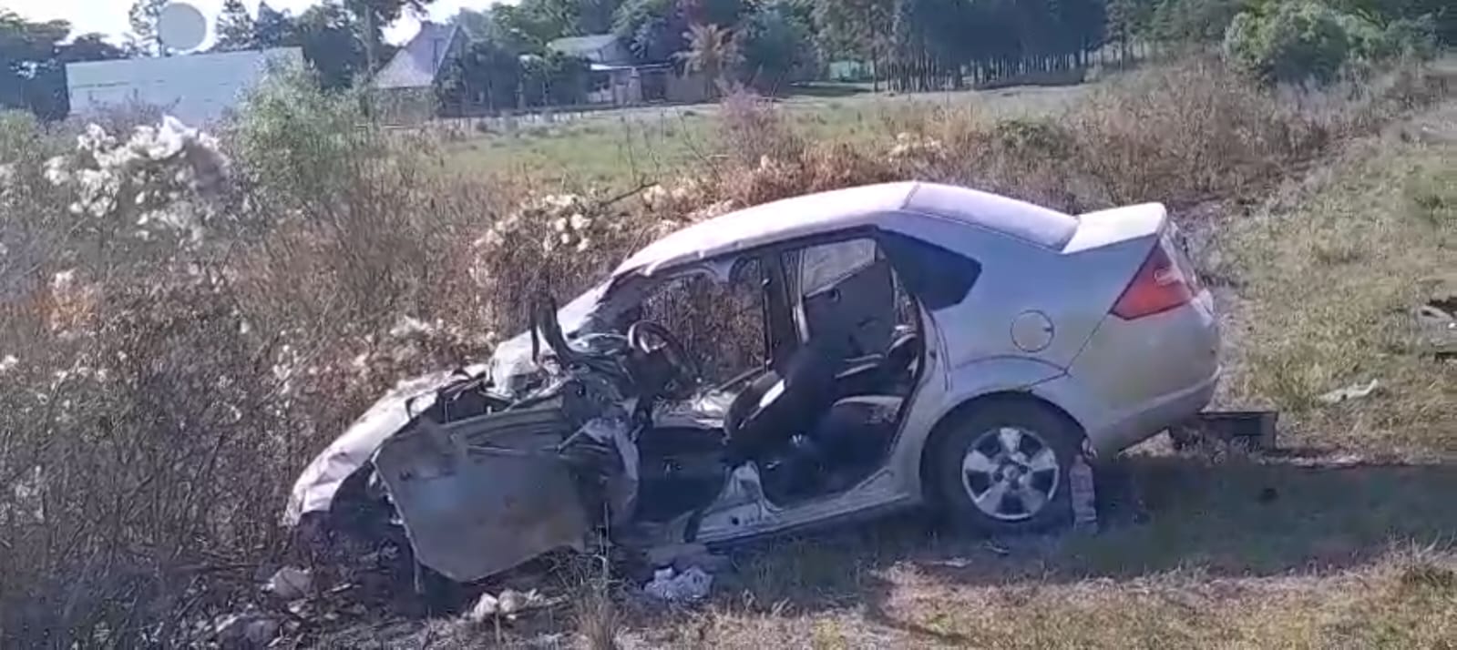 Un auto y un camión chocaron de frente en el tramo Goya - Esquina: hay un muerto