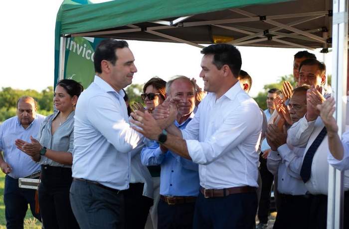 Valdés anunció avances en la pavimentación de la Ruta 24 en Perugorría