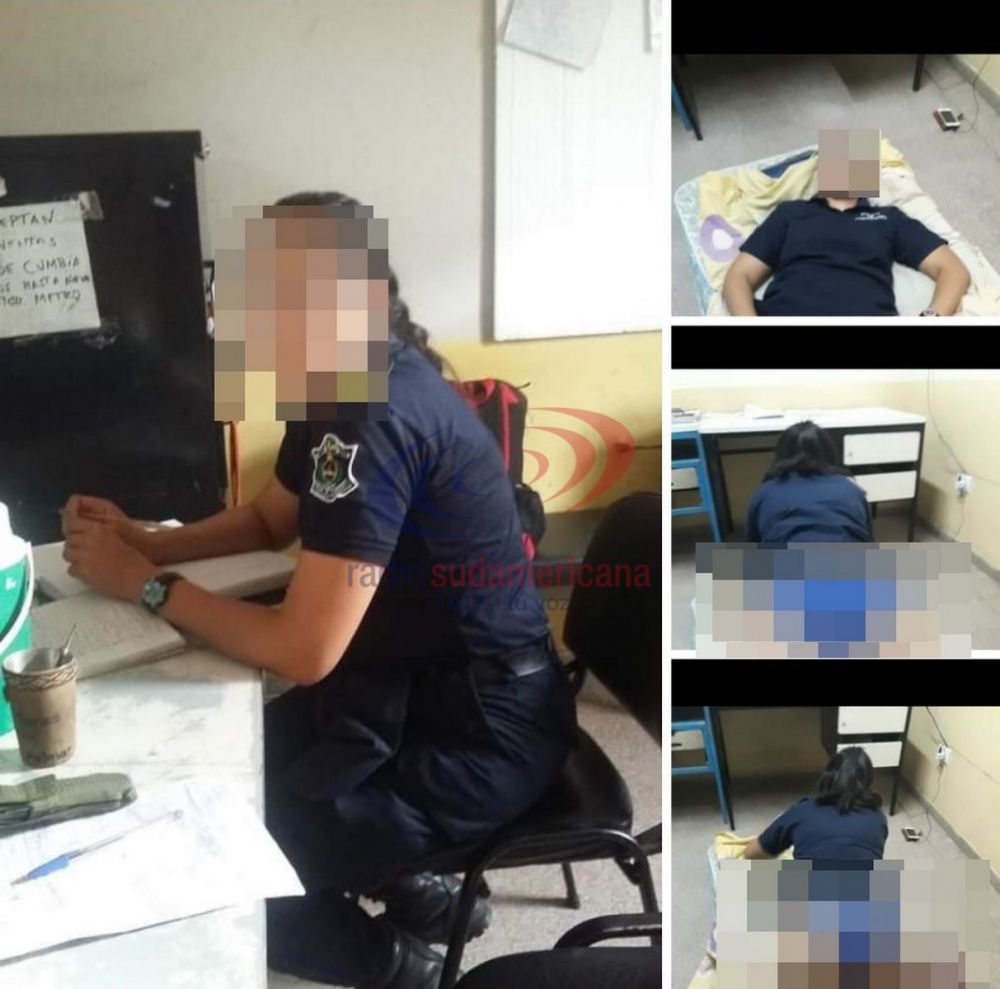 Dicen que las imágenes de la "policía hot" no fueron tomadas en la comisaría