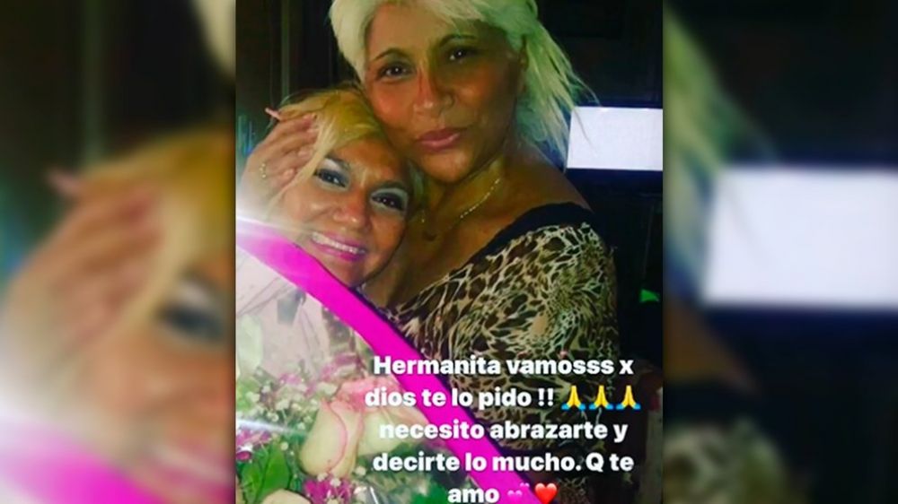 Gladys La Bomba Tucumana rogó por la salud de su hermana