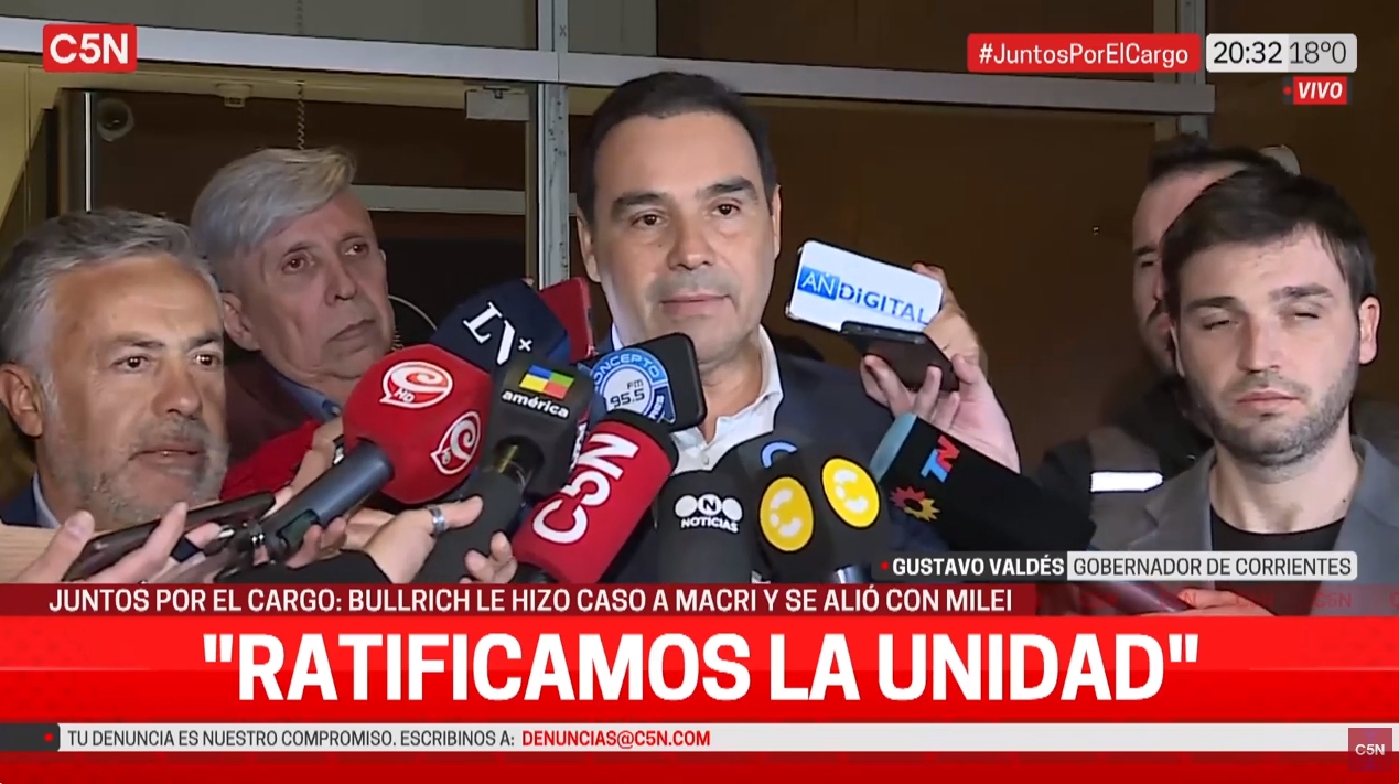 Valdés: "Los diez gobernadores vamos a seguir trabajando juntos"