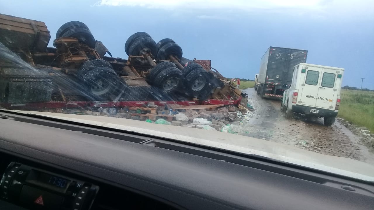 Accidente en cercanías a Bompland