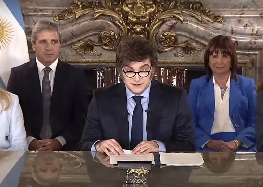 Javier Milei: "Estamos saliendo del desierto, se vienen tiempos felices"