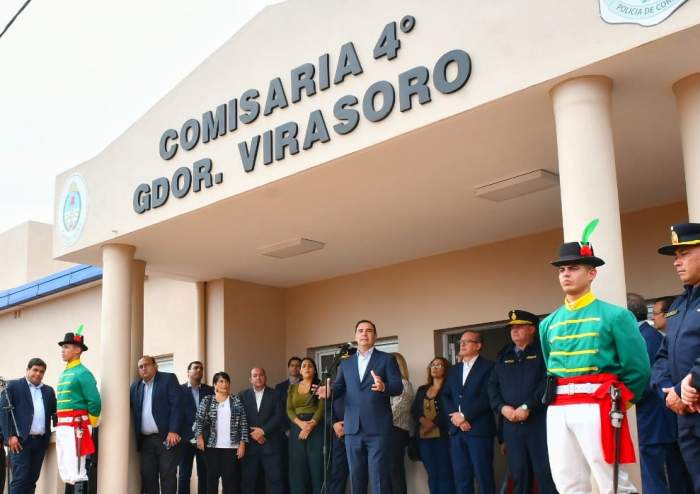 En menos de un año, Valdés inauguró dos nuevas comisarías en Virasoro