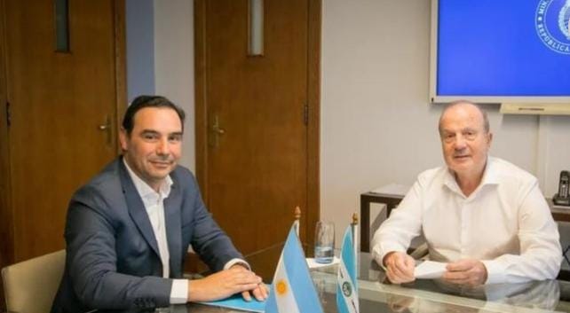 Valdés se reunió con Ferraro por el avance y la proyección de las obras en Corrientes