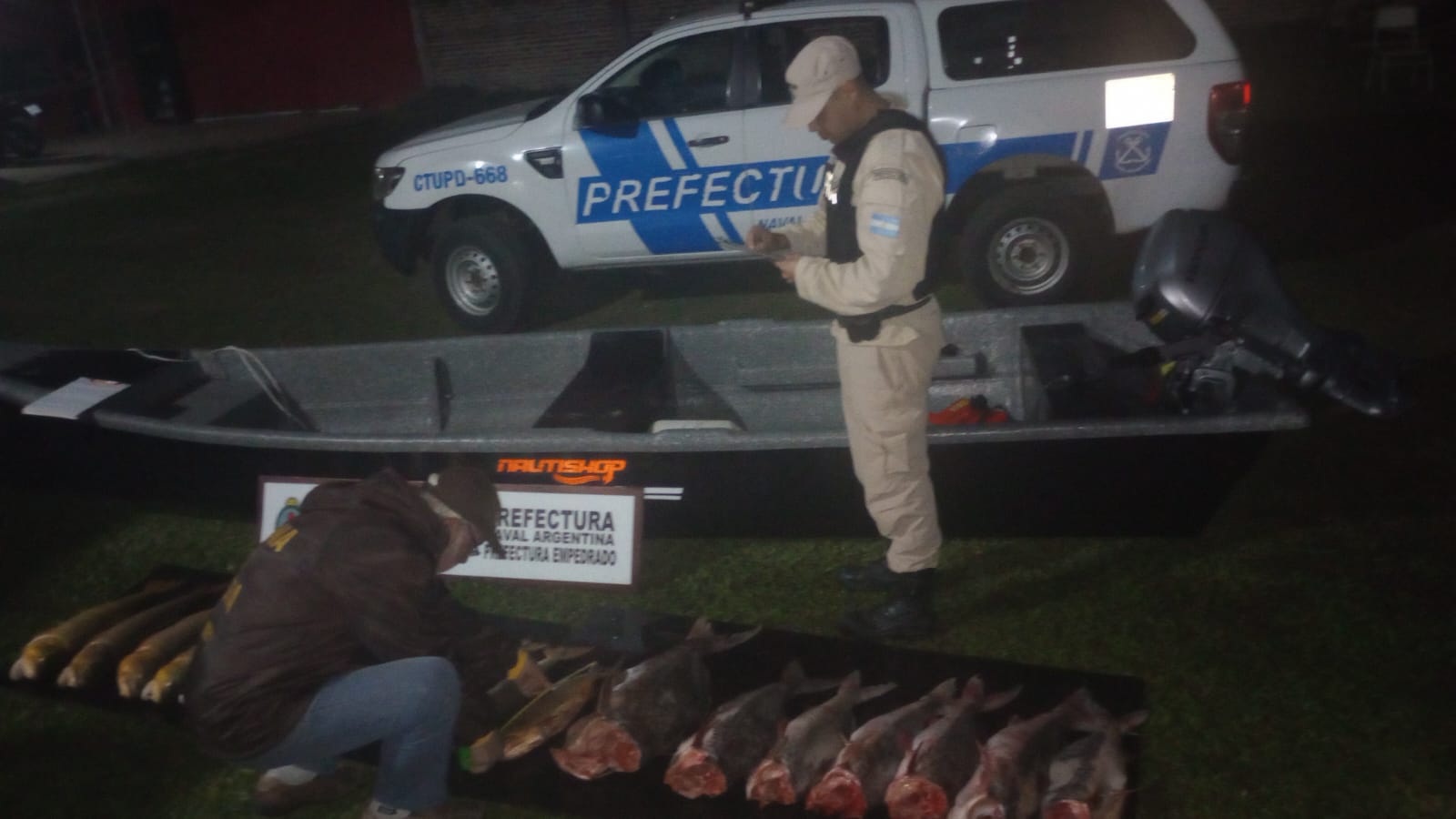 Empedrado: Prefectura secuestró más de 140 kilos de peces capturados ilegalmente