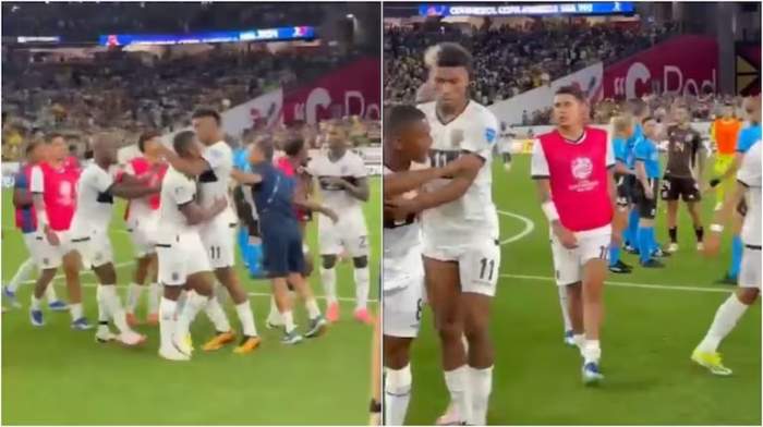 Escándalo en Ecuador: se pelearon dos jugadores en plena cancha