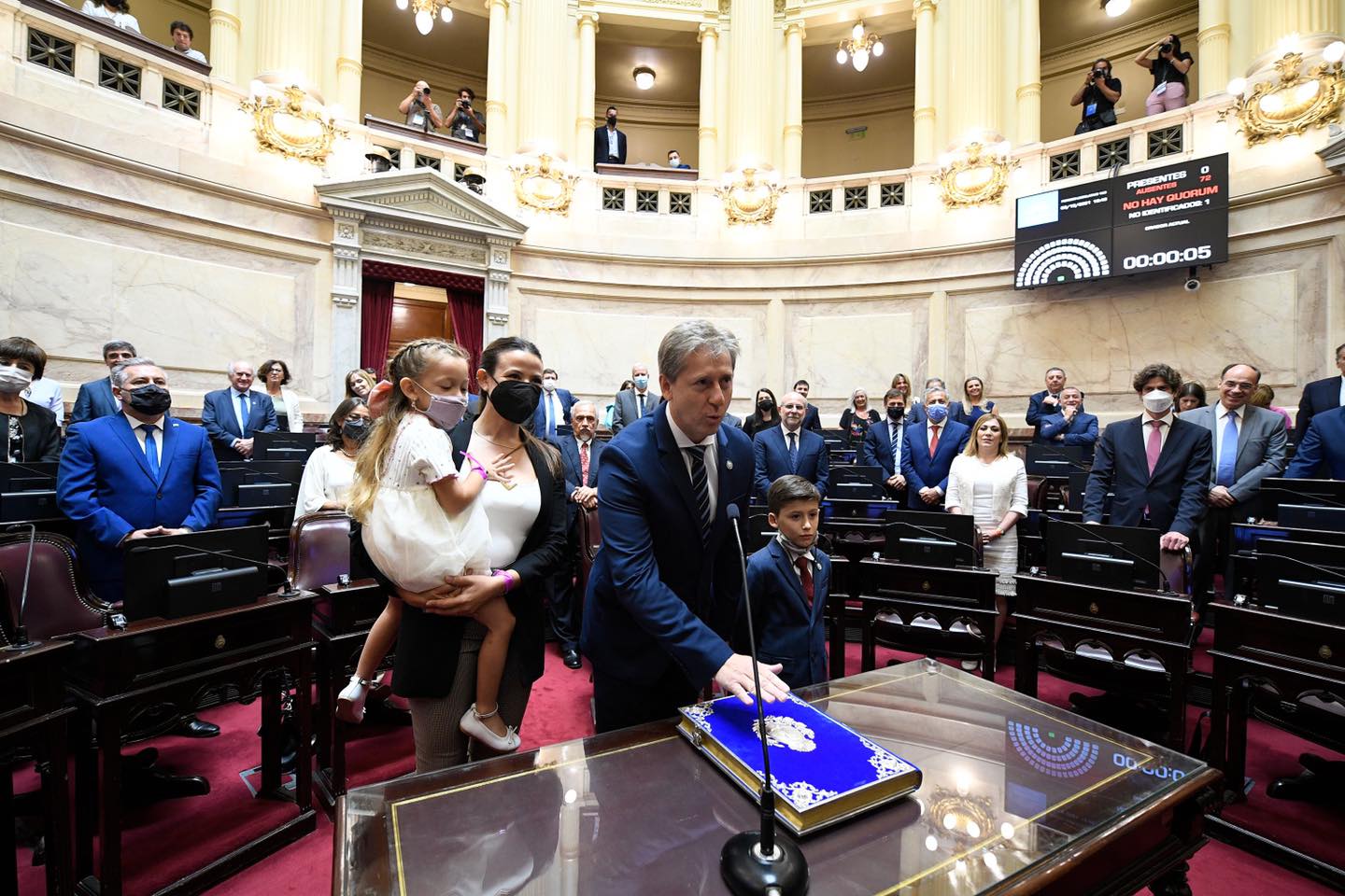 Juraron los 24 senadores que definirán desde mañana la nueva composición de la Cámara