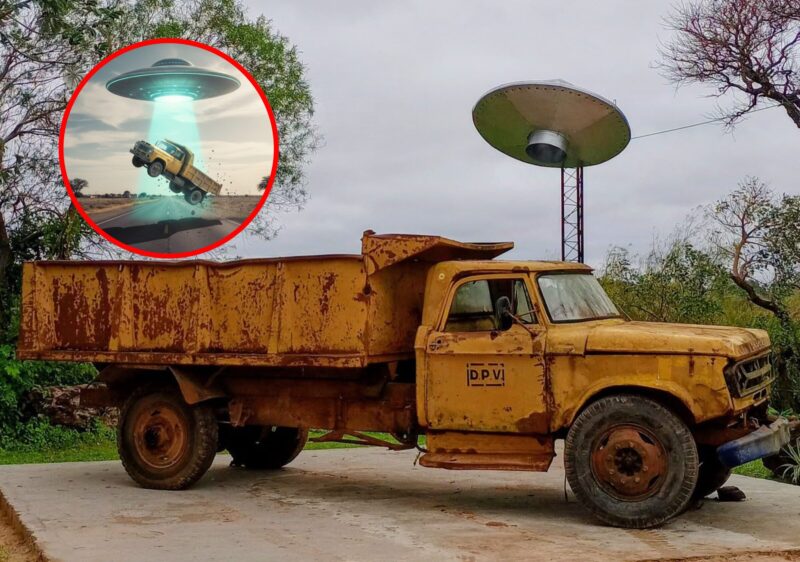 Exhiben el camión del caso Meneses: símbolo del supuesto hecho de abducción extraterrestre en Corrientes