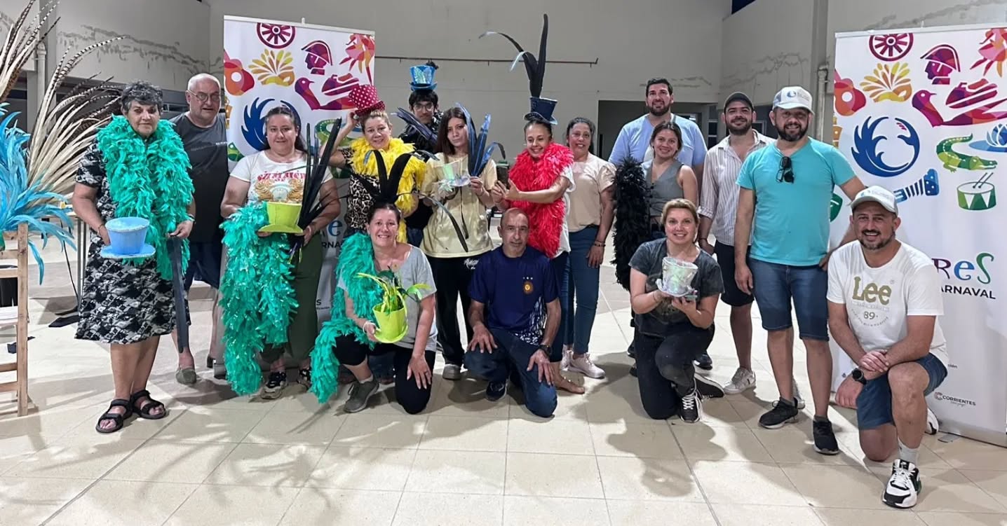 Finalizó con éxito el Taller de Carnaval en Esquina