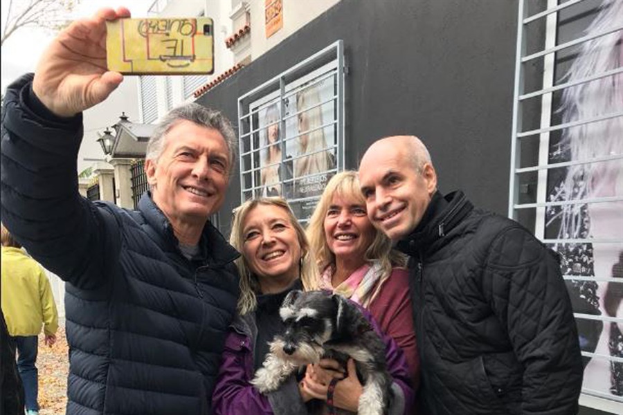 Con Mauricio Macri a la cabeza, Cambiemos realizó un nuevo timbreo nacional