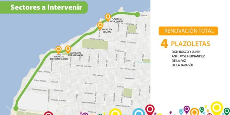 Corrientes: Presentaron una moderna remodelación de la Costanera vieja