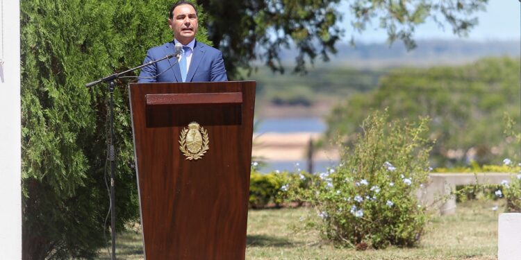 El presidente encabezó el acto por el aniversario del nacimiento de José de San Martín