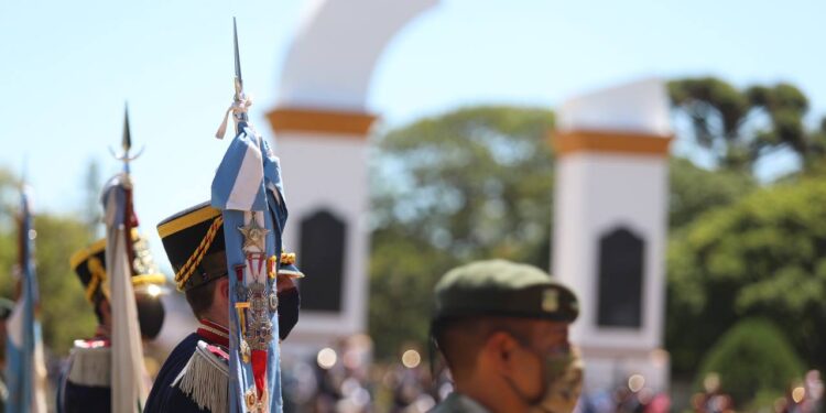 El presidente encabezó el acto por el aniversario del nacimiento de José de San Martín