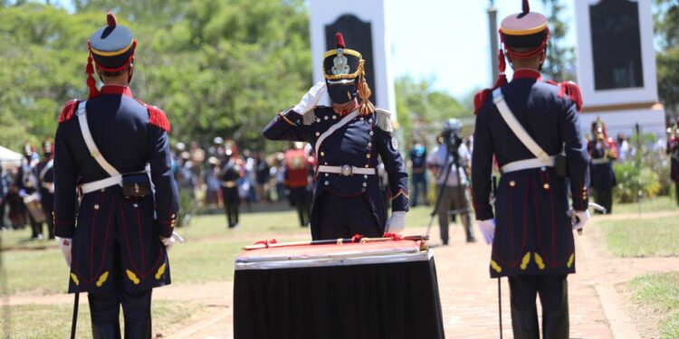 El presidente encabezó el acto por el aniversario del nacimiento de José de San Martín