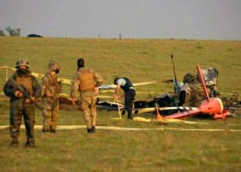 Se incendió un helicóptero que llevaba vacunas Pfizer a Uruguay