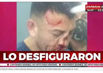 Presos desfiguraron a trompadas al femicida de Analía Maldonado