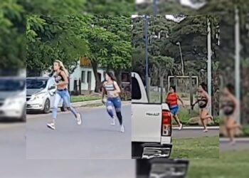 Pelea de mujeres en Mercedes: Hubo corridas y volaron cosas