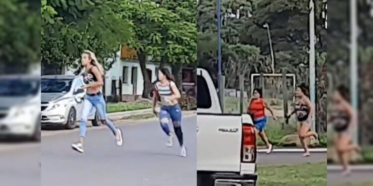 Pelea de mujeres en Mercedes: Hubo corridas y volaron cosas