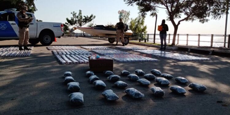 Contrabando de drogas: Prefectura detuvo a un hombre en Corrientes