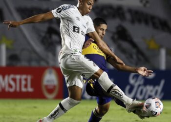 Boca perdió 1 a 0 ante Santos en Brasil y definirá la clasificación de local