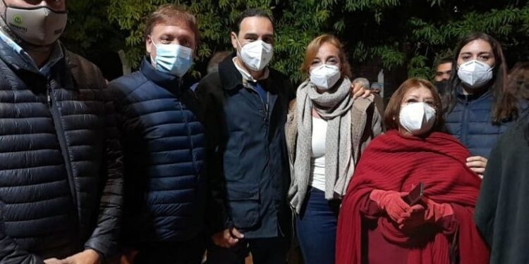 Valdés y Osella inauguraron 10 cuadras de pavimento en la zona sur de Goya