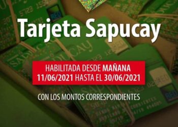 Desde el viernes 11 de junio se habilitarán las Tarjetas Sapucay