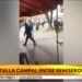 Video: batalla campal entre remiseros de la terminal