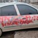 “Hacete cargo de la bendi”, la misteriosa pintada en un auto