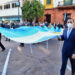 Valdés presidió el acto por el 189° aniversario de Mercedes
