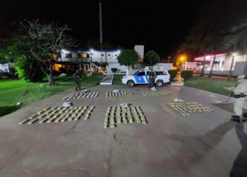Incautaron más de 150 kilos de marihuana en Paso de la Patria