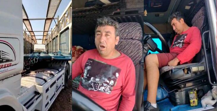 Peligro: así encontraron en Santa Fe al chofer de una empresa chilena