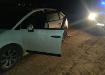 Chaco: Abandonaron el auto robado porque se quedó sin combustible