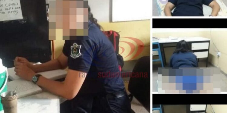 Filtran foto hot de mujer policía: Investigan si fue en una comisaría