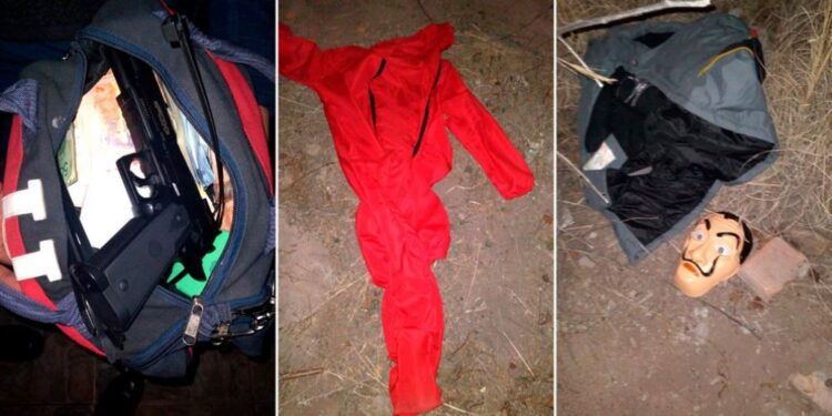 Simuló ser un personaje de La Casa de Papel y realizó robo millonario