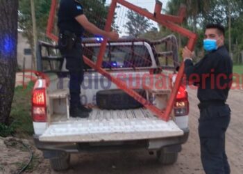 Insólito: se robaron rejas de las obras viales de la Ruta 5