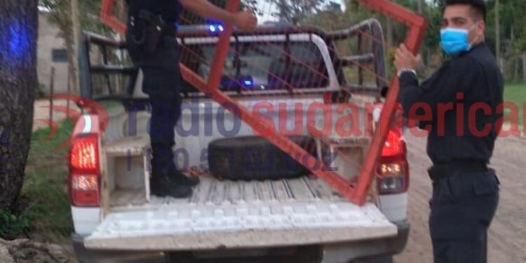 Insólito: se robaron rejas de las obras viales de la Ruta 5