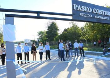 En Esquina, Valdés inauguró pavimento, desagües, iluminación y mejoras integrales en pos de la calidad de vida