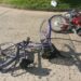 Internaron a dos niñas tras choque entre una moto y una bicicleta