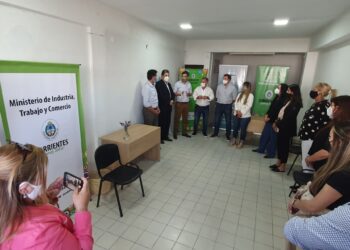 Inauguraron en Esquina una sede de Espacio Industria