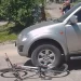Esquina: chocaron una bicicleta y una camioneta