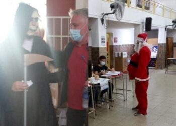 Perlitas: San La Muerte, Papá Noel y otros personajes que participaron de las elecciones