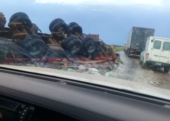 Accidente en cercanías a Bompland