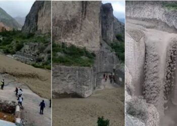 Impresionante alud de barro y piedras sorprendió a los salteños