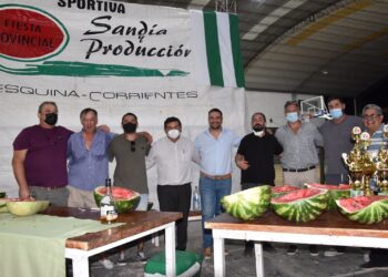 Esquina: Se realizó el concurso de peso y sabor de la 49° Fiesta Provincial de la Sandía