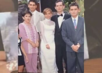 Odiaba tanto a su nuera que la borró de la foto de su propio casamiento