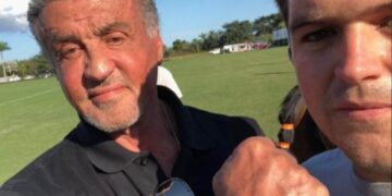 Un mercedeño se encontró con Sylvester Stallone