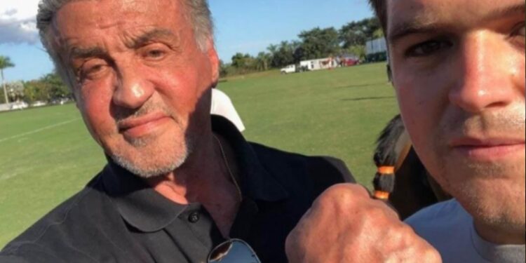 Un mercedeño se encontró con Sylvester Stallone