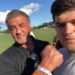 Un mercedeño se encontró con Sylvester Stallone